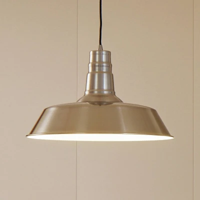 Afbeelding van Lindby hanglamp 1licht Metaal E27 zwart, wit