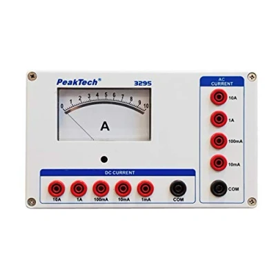 Afbeelding van Peaktech 3295 analoge ampèremeter 0 ... 1/10/100mA/1/10A AC/DC