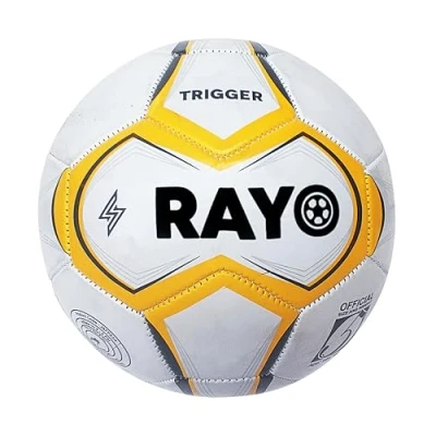 Afbeelding van Rayo Trigger Machine Gestikte Voetbal in Maat 5 Materiaal : PVC Multicolor Deze lichtgewicht 1,2 MM Dikte is Voor Trainings en Recreatiedoeleinden Mannen Vrouwen