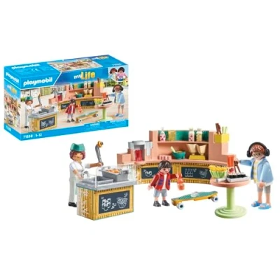 Image de Playmobil My Life 71538 Stand de restauration rapide