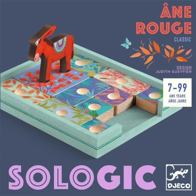 Afbeelding van Djeco puzzelspel sologic rode ezel