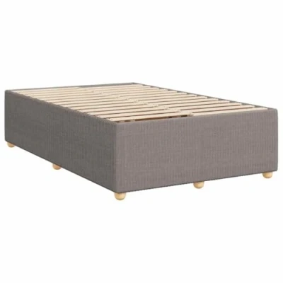 Image de vidaXL Cadre de lit sans matelas taupe 120x190 cm tissu3269616