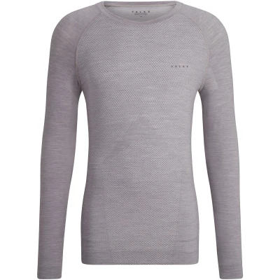 Afbeelding van FALKE Wool Tech Light Shirt Lange Mouw Heren 33233 Grijs 3757 grey heather S