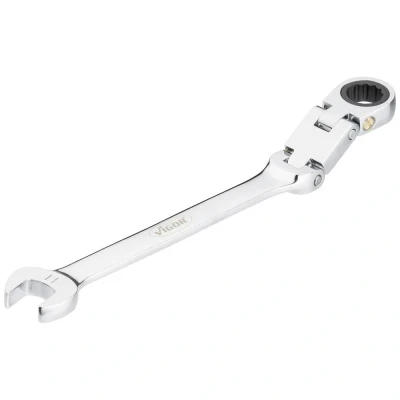 Afbeelding van Vigor V6752 11 Ringratelsteeksleutel met scharnier mm