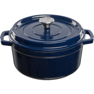 Afbeelding van Grand Feu Geëmailleerde gietijzeren braadpan 3,5 ltr. blauw