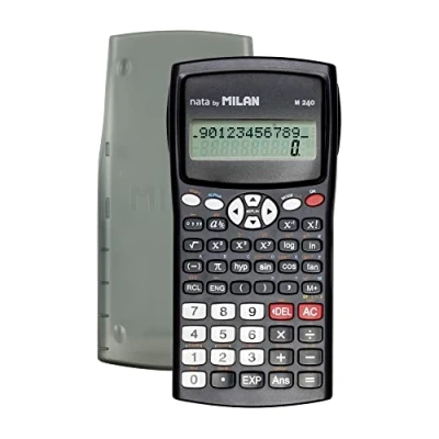 Image de Milan 159110KBL Blister Calculatrice Scientifique 240 fonctions (3 couleurs disponibles)
