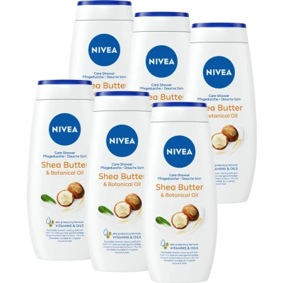 Afbeelding van Nivea Soft Care Shower Gel Shea Butter 250 ml (set van 6)