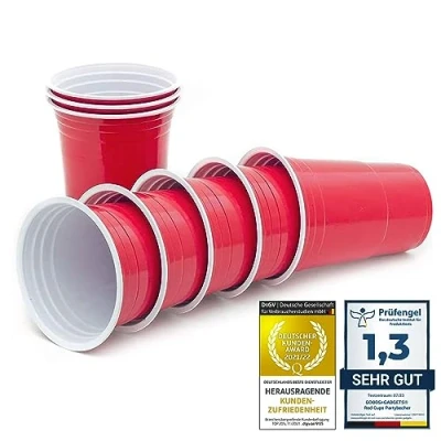 Afbeelding van 50 Herbruikbare Bekers; Drankbekers Drinkbekers voor Dranken 473 ml (16 oz) (50 stuk)
