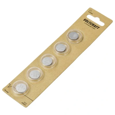 Afbeelding van VOLTCRAFT CR1620 Knoopcel 3 V 70 mAh Lithium VC 16107960 5 stuk(s)