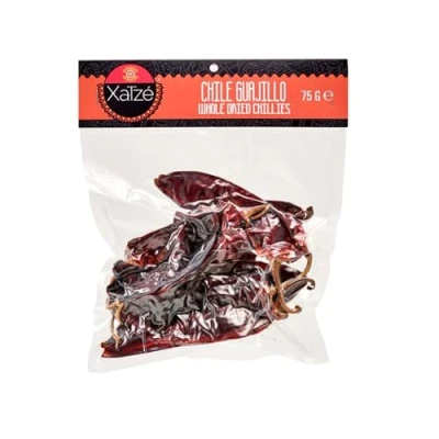 Afbeelding van Gedroogde Guajillo pepers, 75 g pak Chili Seco