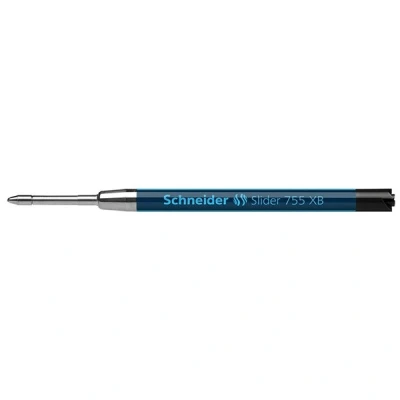 Image de Schneider Slider 755 / 175501 Mine pour stylo bille XB Noir Lot de 10