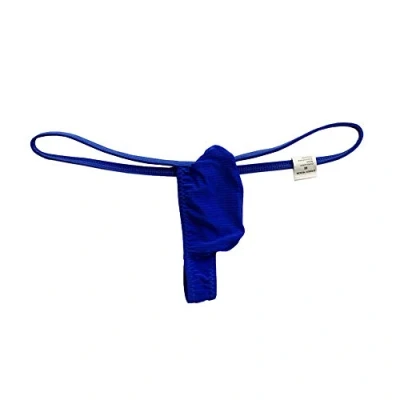 Afbeelding van Yomie Effen gestreepte strings voor heren, 3 stuks (blauw + roze groen)