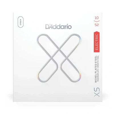 Afbeelding van D&#039;Addario XSE1052 XS 10 52 3 Pack Elektrische gitaarsnaren