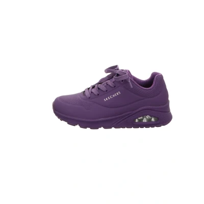 Afbeelding van Skechers Sport UNO Sneakers laag, Dames, Maat: 38.5, Lila Hoogwaardig imitatieleer