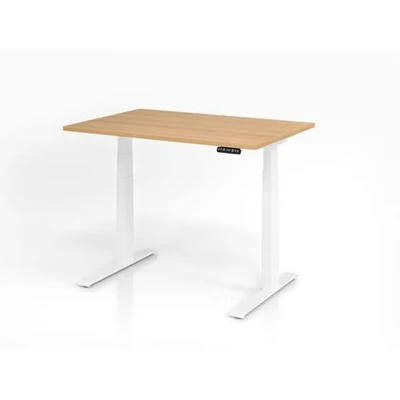 Afbeelding van XDKB 12 W Bureau 120x80 Eiken Tafelhoogte I Elektrisch in hoogte verstelbaar