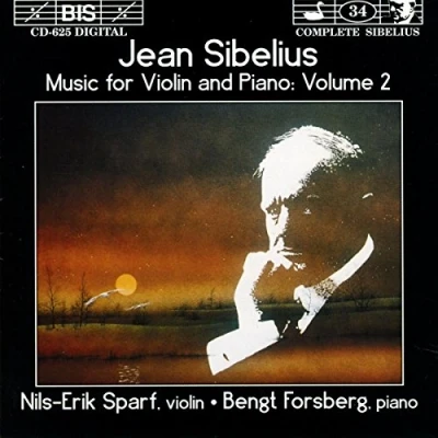 Afbeelding van Nils Erik Sparf &amp; Bengt Forsberg Sibelius: Music For Violin And Piano Volume 2 (CD)