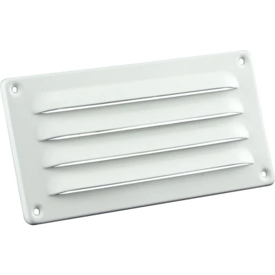 Afbeelding van Nedco schoepenrooster wit 180x90mm
