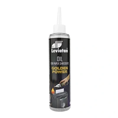 Afbeelding van LEVIATAN Olie voor papiervernietiger, 250 ml, onderhoud je geschikt alle papiervernietigers