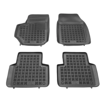 Afbeelding van REZAW PLAST 201504 Vloermatset Rubber voor en achter Zwart