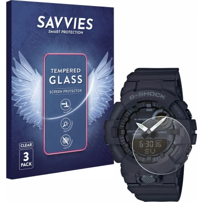 Afbeelding van Savvies Gehard glazen schermbeschermer, Smartwatch beschermfolie, Transparant