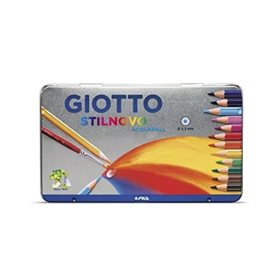 Image de Boite métal de 12 crayons couleur