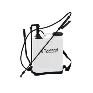 Afbeelding van Rugspuit Toolland 16 liter (3 verschillende spuitkoppen)