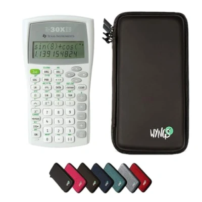 Afbeelding van CALCUSO Basispakket zwart met rekenmachine TI 30X IIB