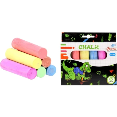 Afbeelding van Stoepkrijt Krijt Krijtjes 6 stuks Toi Toys