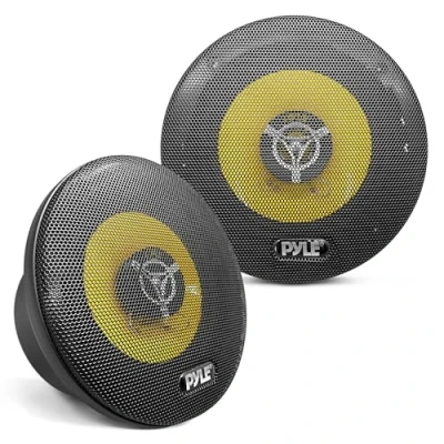 Image de Haut Parleurs Voiture Pyle 240 W 2 voies Jaune