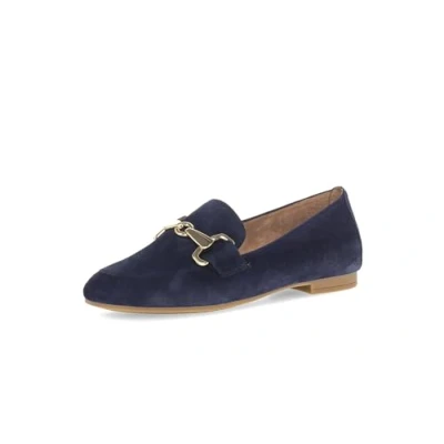 Afbeelding van Gabor Dames Slippers blauw Maat 38,5 Loafers