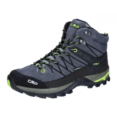 Afbeelding van CMP Rigel Mid Trekking Shoes Wp wandelschoenen voor heren, Grijs Geel Fluo