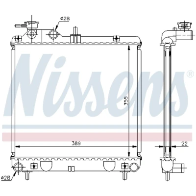 Afbeelding van Nissens Radiateur 67500A