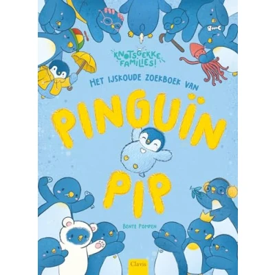 Afbeelding van Knotsgekke families! 1 Het ijskoude zoekboek van pinguïn Pip