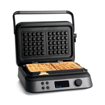 Afbeelding van Springlane Wafelijzer Wanda Wafelmaker Met Anti aanbaklaag Voor Twee Wafels Incl Receptenboekje 1600W