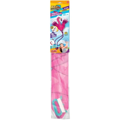 Afbeelding van Kites Ready 2 Fly Pop up Nylon Vlieger Flamingo