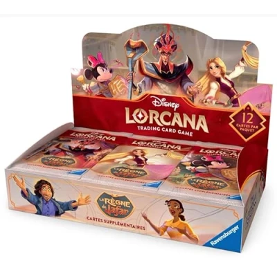 Afbeelding van Ravensburger Disney Lorcana TCG: Het bewind van Jafar Toont 24 boosters vanaf 8 jaar