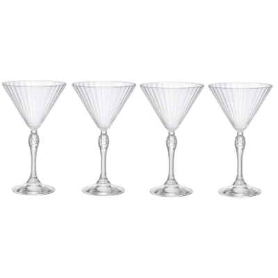 Afbeelding van Bormioli Rocco Martini Glazen America 20&#039;s 240 ml 4 Stuks