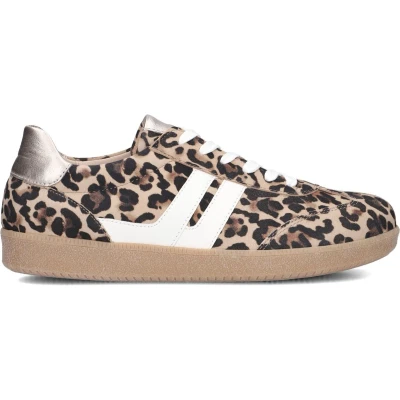Afbeelding van Gabor 300 Sneakers Suède Dames Bruin Maat 38