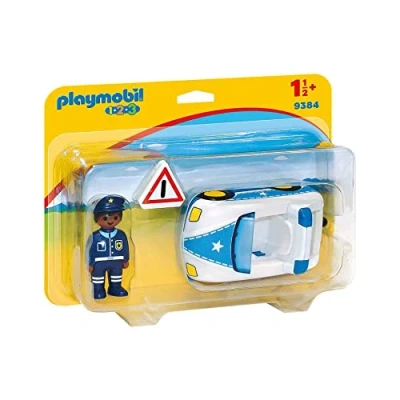 Afbeelding van PLAYMOBIL 1.2.3 Politiewagen 9384