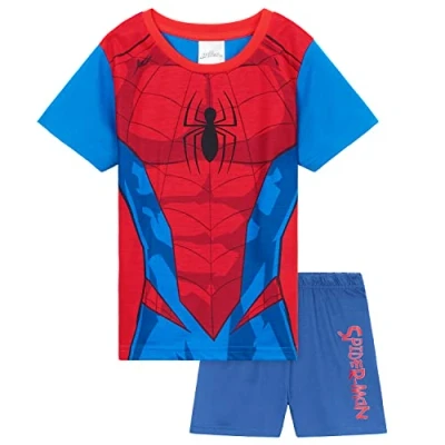 Afbeelding van Marvel pyjamasets voor jongens, blauw/rood Spiderman