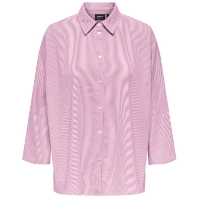 Afbeelding van ONLY ONLAUGUSTA SHIRT WVN NOOS Dames Blouse Bonbon Cloud Dancer