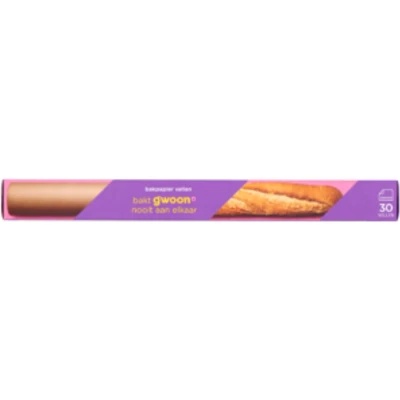 Afbeelding van G&#039;woon Bakpapier 30 Vellen