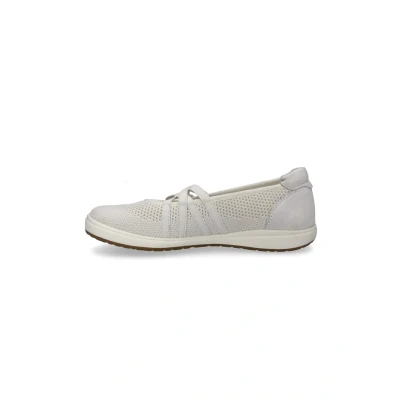 Afbeelding van Josef Seibel Caren Ballerina&#039;s, Dames, Maat: 41, Weiss Leer en textiel