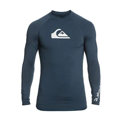Afbeelding van Quiksilver Alltime SURF Surfshirt, Heren, Maat: Small, Navy blazer