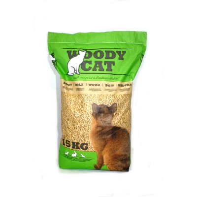 Afbeelding van Woody Cat Houtkorrel 25 liter