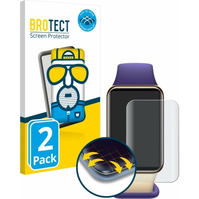 Afbeelding van BROTECT Screenprotector voor Honor Band 9 Folie Beschermfolie matte volledig dekking (2 Stuks)