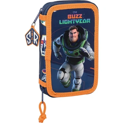 Afbeelding van Dubbele etui Buzz Lightyear Marineblauw (28 pcs)