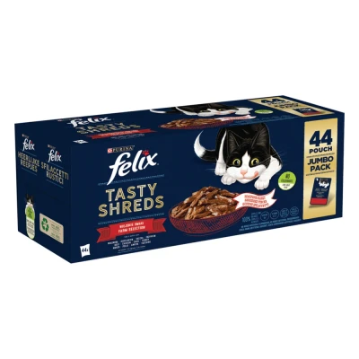 Afbeelding van Felix Heerlijke Reepjes Farm Selectie Rund / Kip Eend Kalkoen 44X80 GR