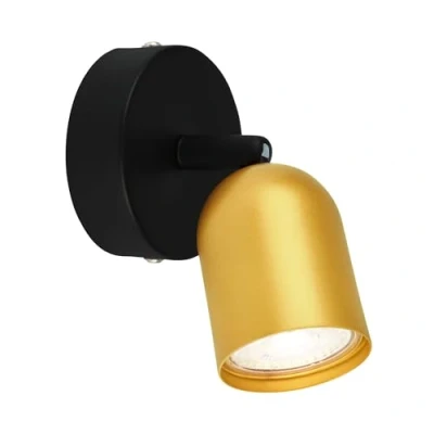 Afbeelding van BRILONER lampe de lecture, murale d&#039;intérieur, lampe, orientable, salon, noir/doré