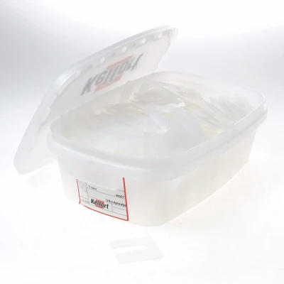 Afbeelding van Kelfort Uitvulplaatjes transparant 1mm zak van 645 plaatjes